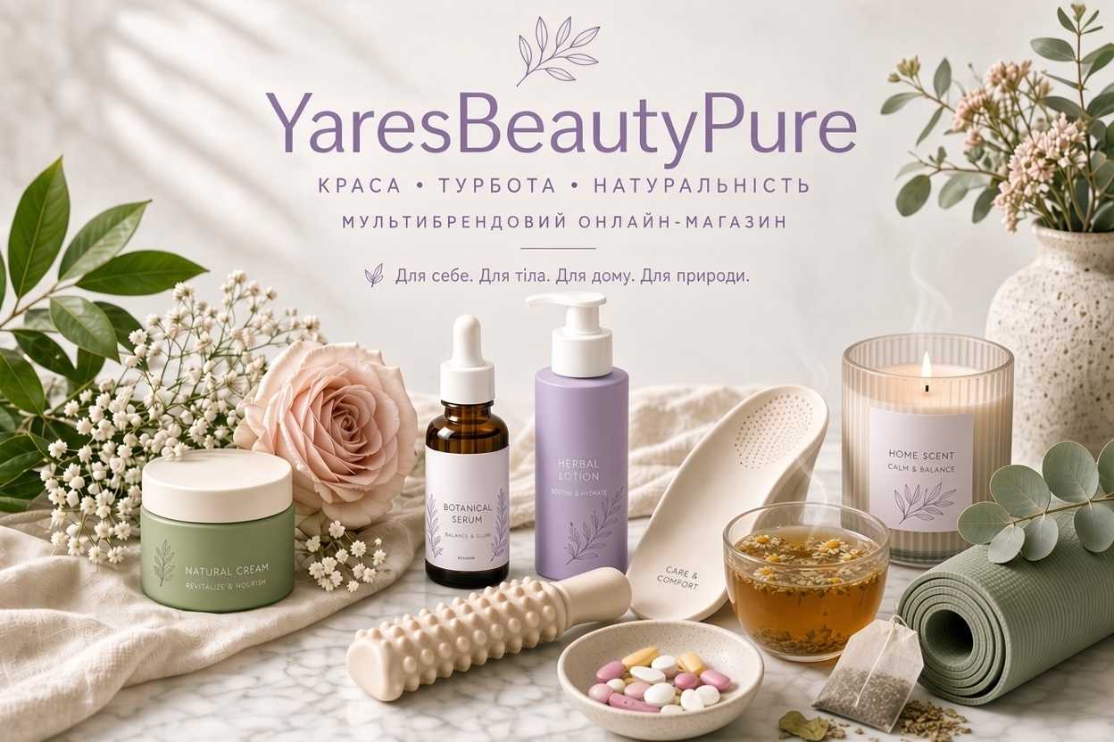 YaresBeautyPure-мультибрендовий інтернет-магазин товарів для чистоти, краси та здоров'я